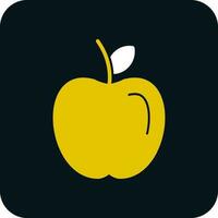 Apple fruit Vector Icon Design