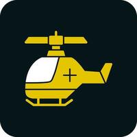 Air ambulance Vector Icon Design