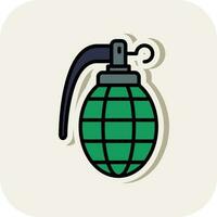 Grenade Vector Icon Design