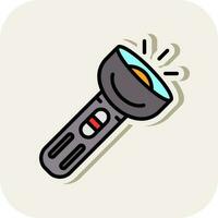 Torch Vector Icon Design