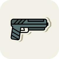 Pistol Vector Icon Design