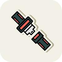 Seatbelt Vector Icon Design