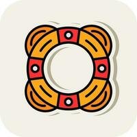 Lifesaver Vector Icon Design