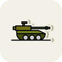 Tank Vector Icon Design