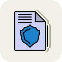 File protection Vector Icon Design