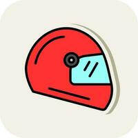 Helmet Vector Icon Design