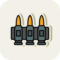 Ammunition Vector Icon Design