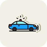 Police car Vector Icon Design