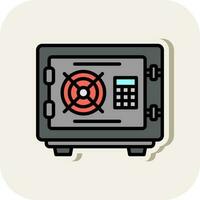 Safe box Vector Icon Design