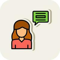 Chat Vector Icon Design