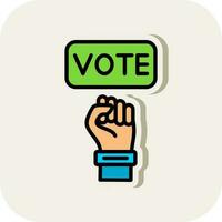 Vote Vector Icon Design