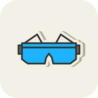 Safety Goggles Vector Icon Design