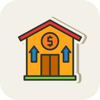 House Value Vector Icon Design