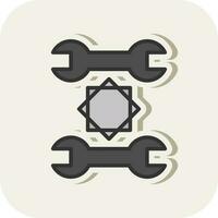 spanner Vector Icon Design