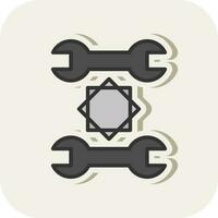 spanner Vector Icon Design