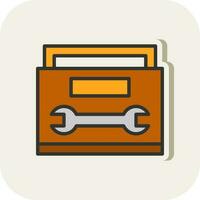 Spanner Vector Icon Design