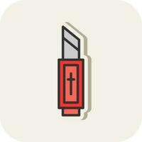 Knife Blade Vector Icon Design