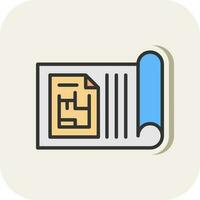 Blueprint Vector Icon Design