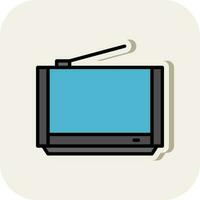 Television Vector Icon Design