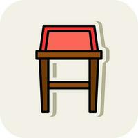 Bar Stool Vector Icon Design