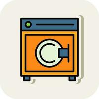 Dry Machine Vector Icon Design
