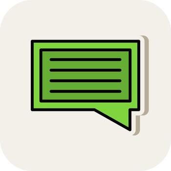 Message Vector Icon Design