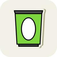 Dustbin Vector Icon Design