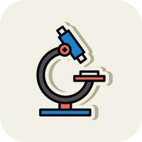 Microscope Vector Icon Design