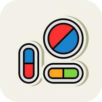 Pills Vector Icon Design