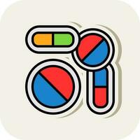 Pills Vector Icon Design