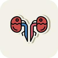 Kidneys Vector Icon Design