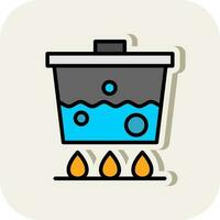 Boiling Vector Icon Design