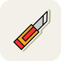 Surgical knife Vector Icon Design