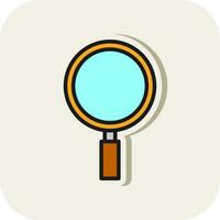 Magnifying glass Vector Icon Design