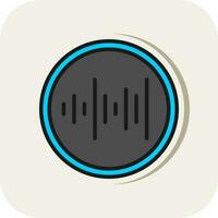 Sound waves Vector Icon Design