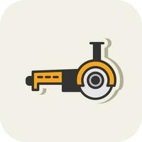 Angle grinder Vector Icon Design