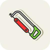 Hacksaw Vector Icon Design