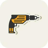 Drilling machine Vector Icon Design