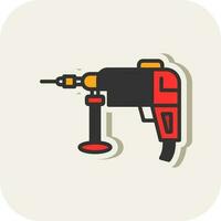 Drilling machine Vector Icon Design