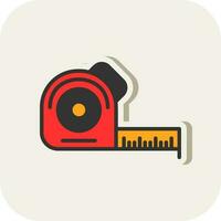 Measuring tape Vector Icon Design