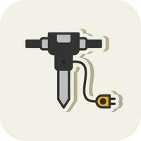 Jackhammer Vector Icon Design