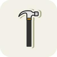 Hammer Vector Icon Design