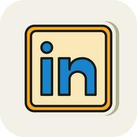 Linkedin Vector Icon Design