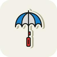 Umbrella Vector Icon Design