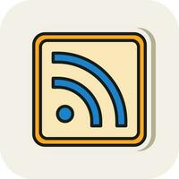 RSS Vector Icon Design
