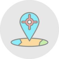 Tracker Vector Icon Design