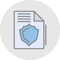File protection Vector Icon Design