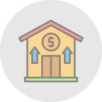 House Value Vector Icon Design