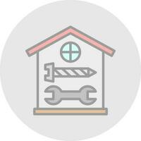 casa reparar vector icono diseño