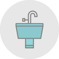 Sink Vector Icon Design